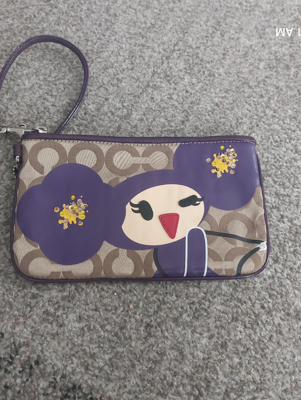 Coach Poppy Chan Violette Wristlet